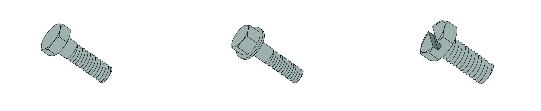 Unistrut Accessories Hex Head Bolts