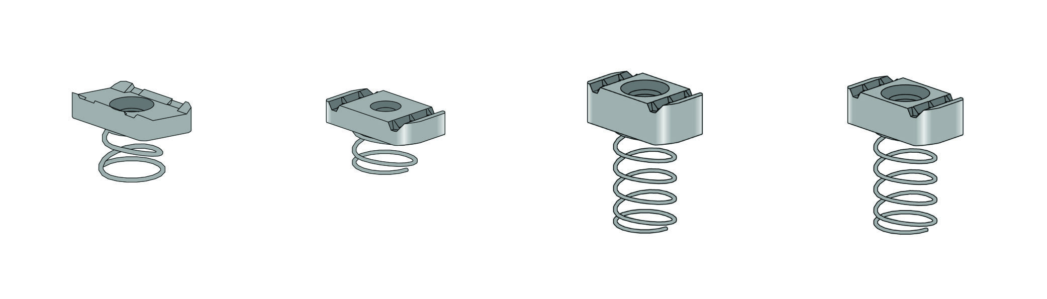 Unistrut Accessories Spring Nuts