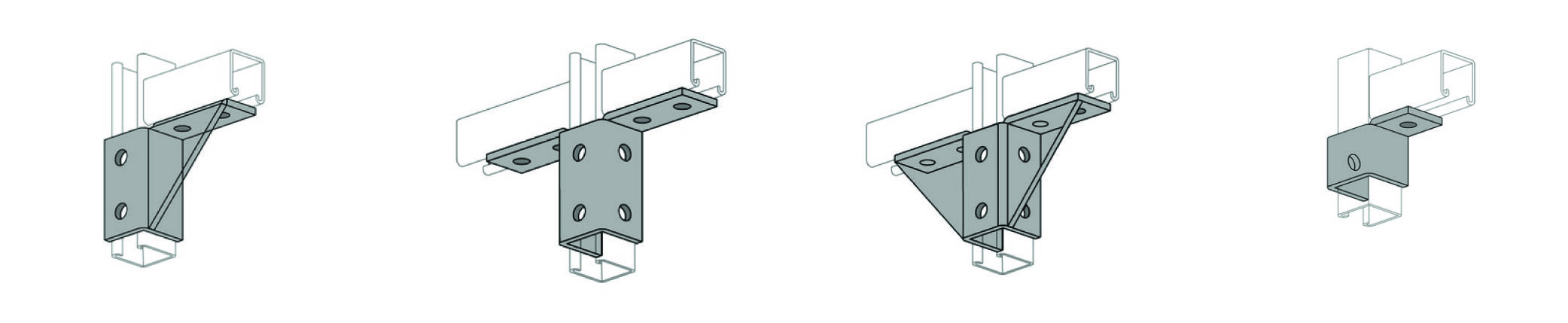 Unistrut Accessories Wing Shape Fittings